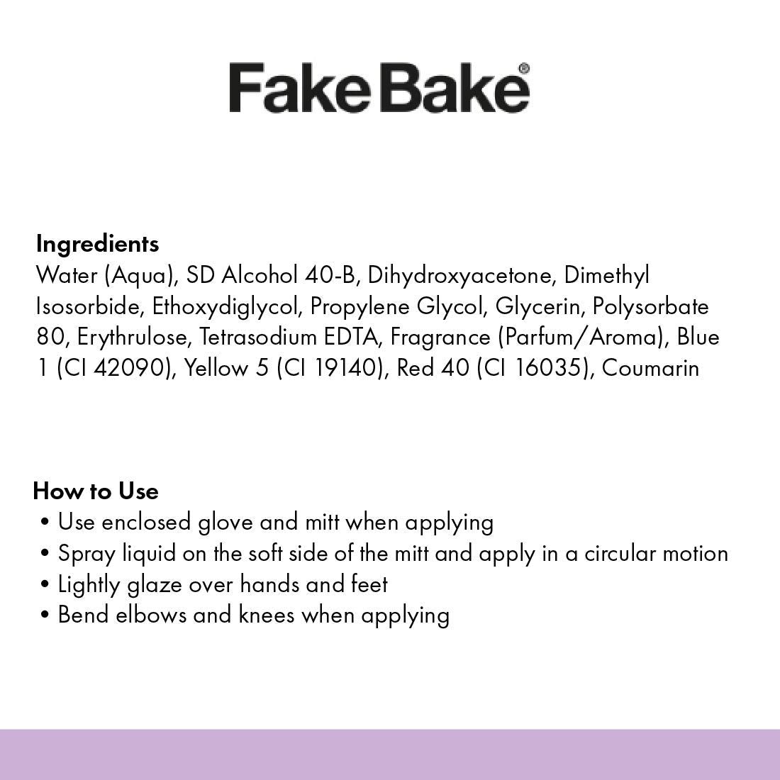 Fake Bake Flawless Darker Self Tanning Spray with Mitt