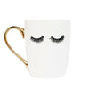 Coffee Mug - White w/Lashes-All Products-LASHtini