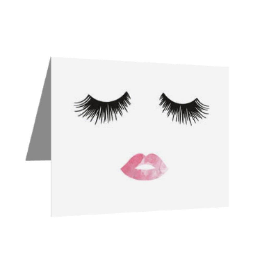 (10) Greeting Cards - Lashes & Lips-All Products-LASHtini
